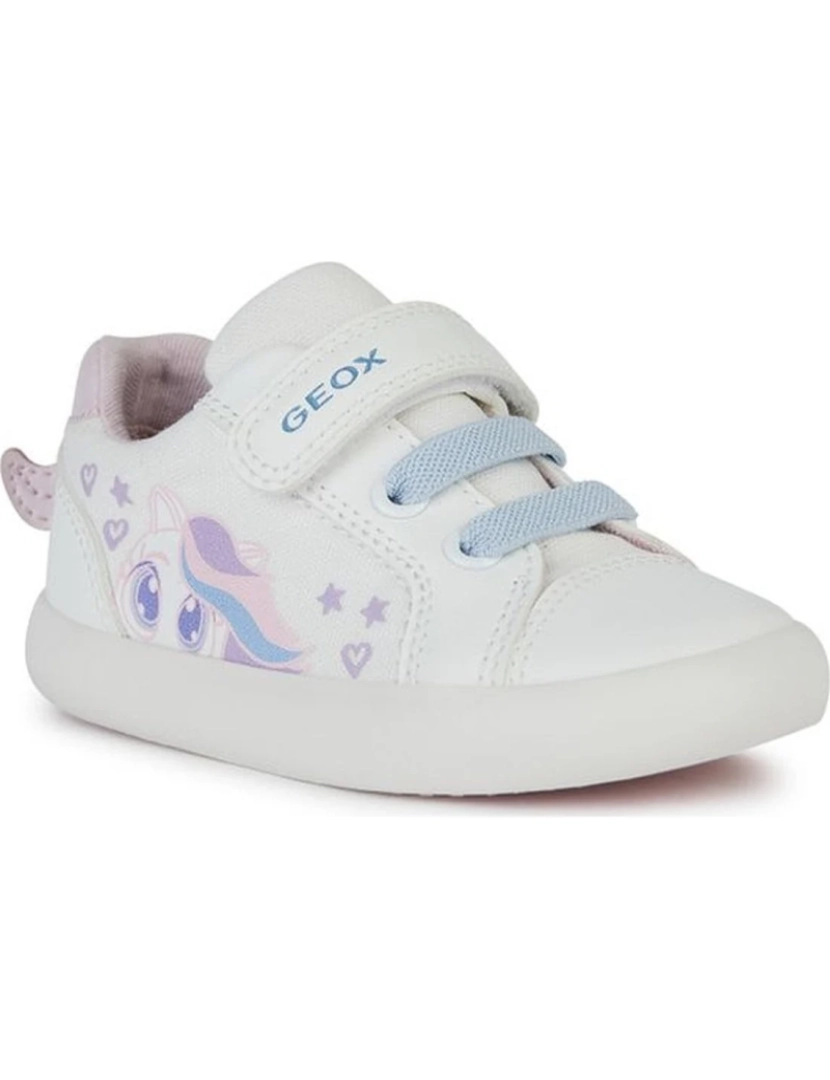 imagem de Geox White Trainers sapatos de meninas3