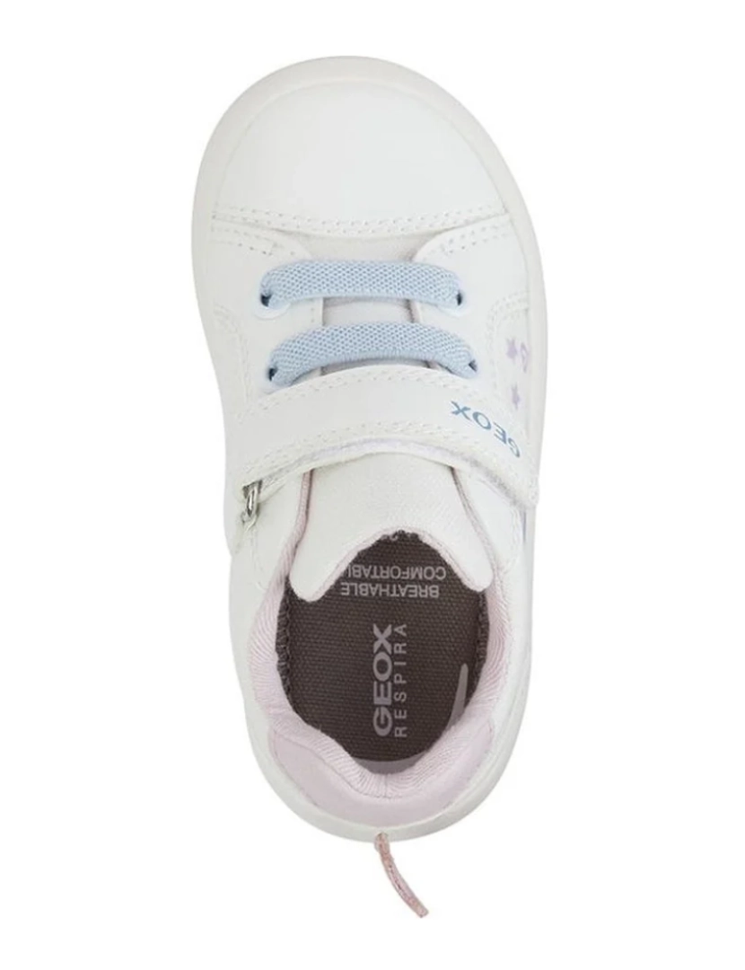 imagem de Geox White Trainers sapatos de meninas6