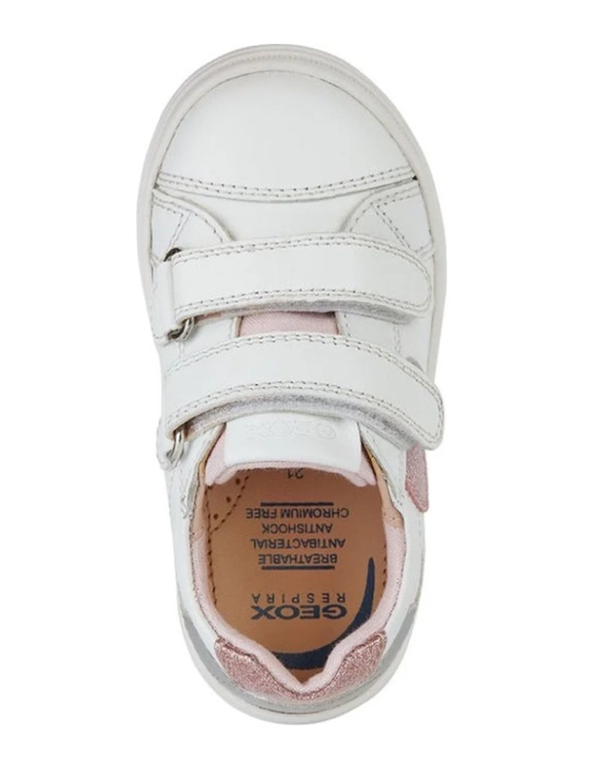 imagem de Geox White Trainers sapatos de meninas6