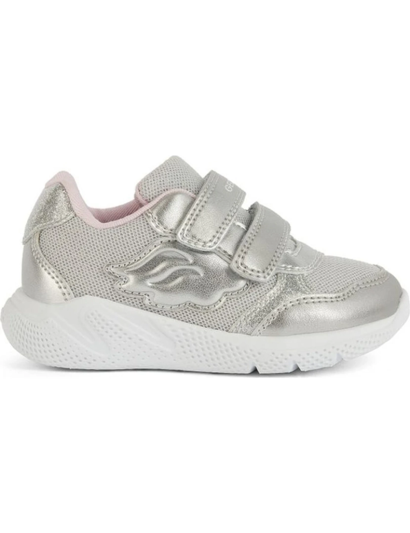 imagem de Geox Silver Trainers sapatos femininos2