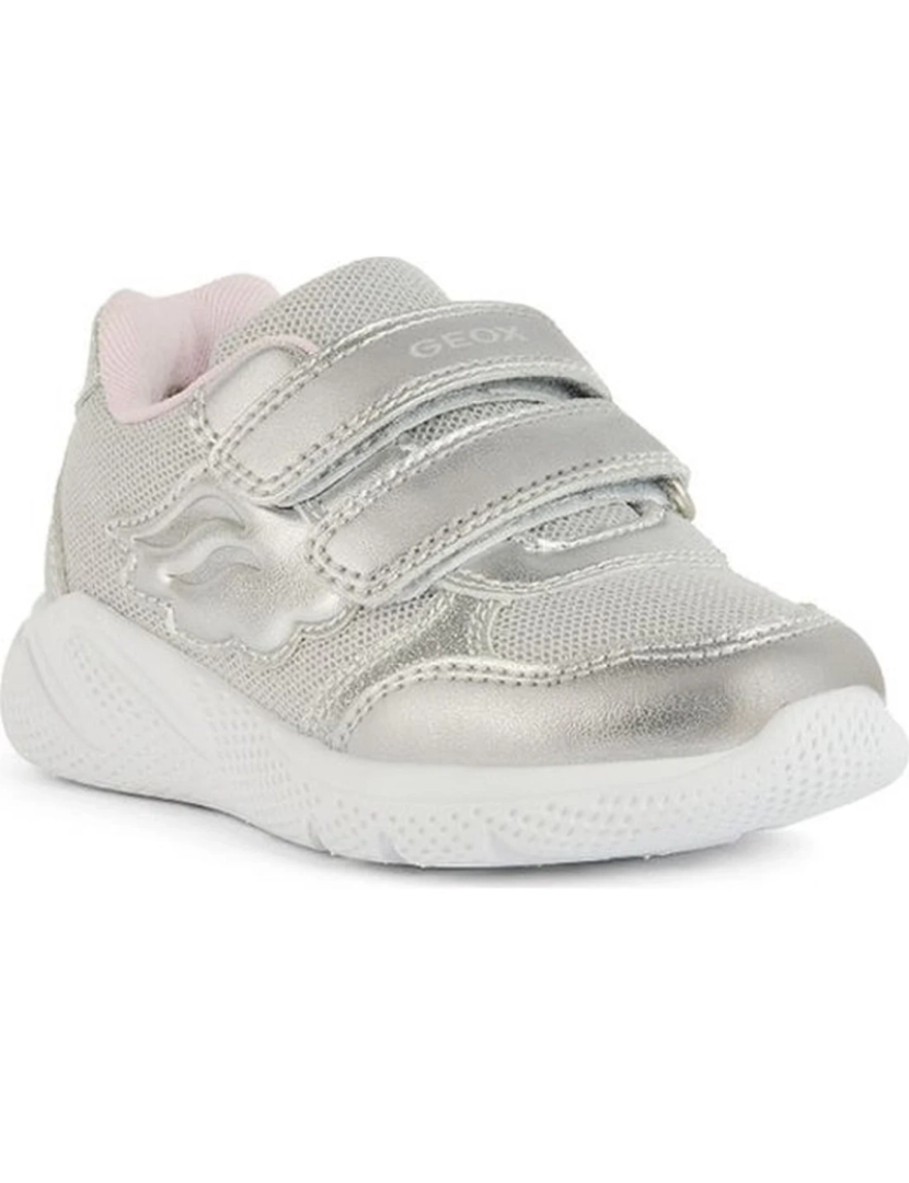 imagem de Geox Silver Trainers sapatos femininos3