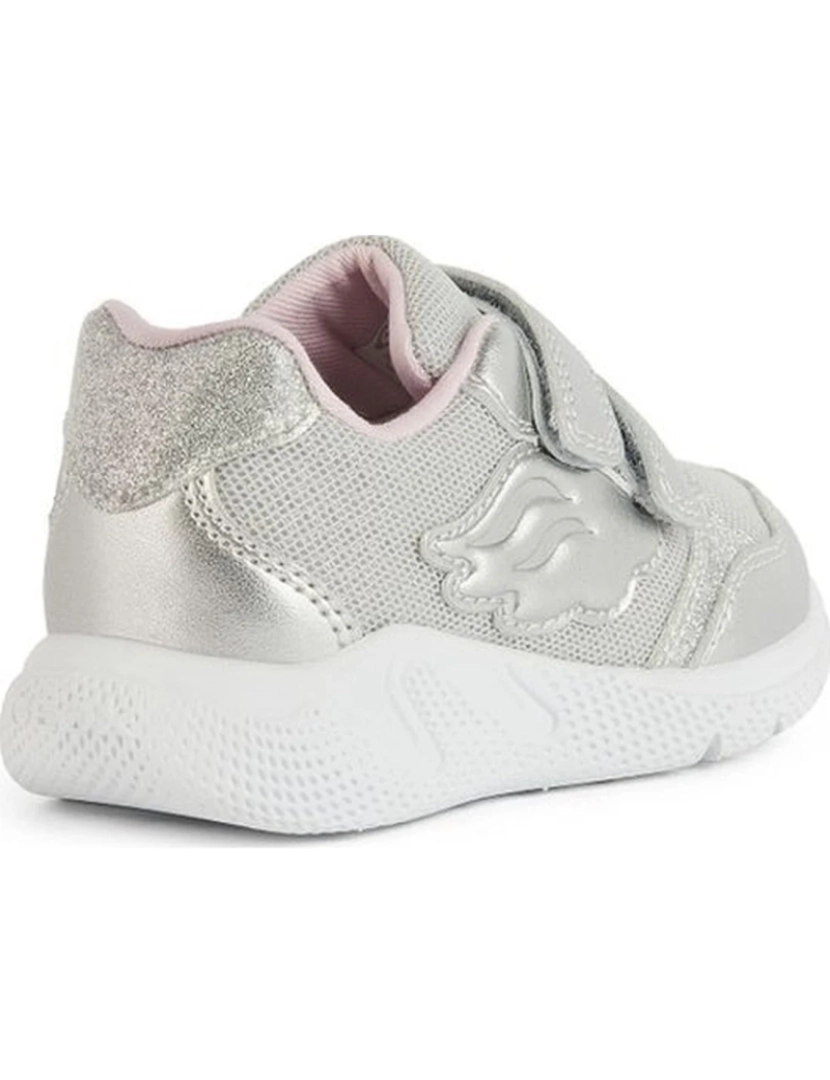 imagem de Geox Silver Trainers sapatos femininos5