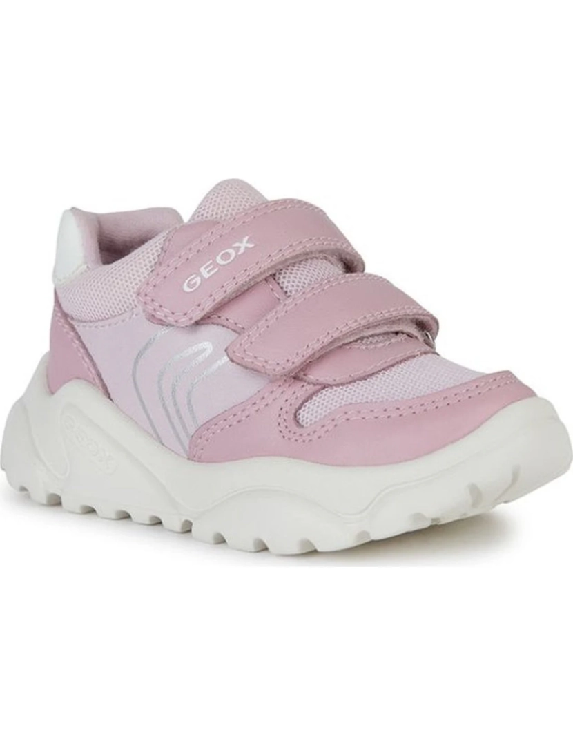 imagem de Geox Pink Trainers sapatos femininos3