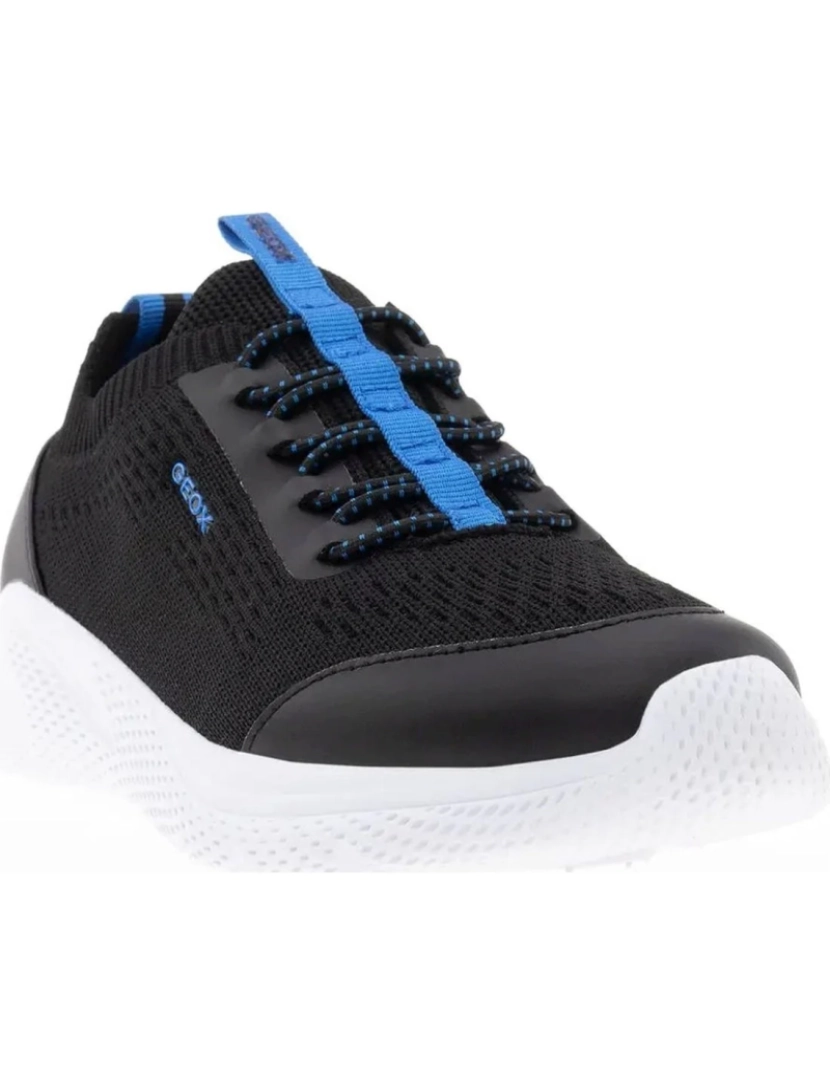 imagem de Geox Black Trainers sapatos de meninos2