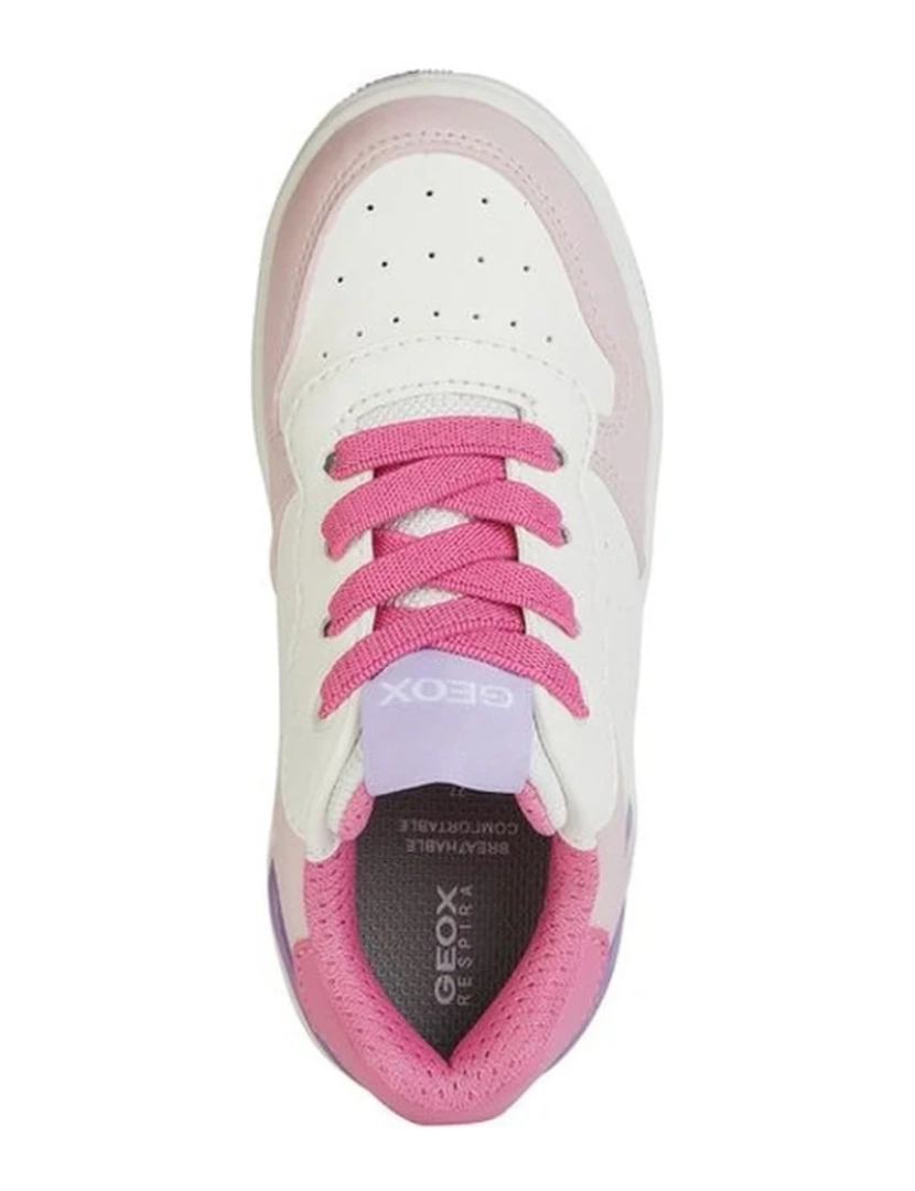 imagem de Geox White Trainers sapatos de meninas6