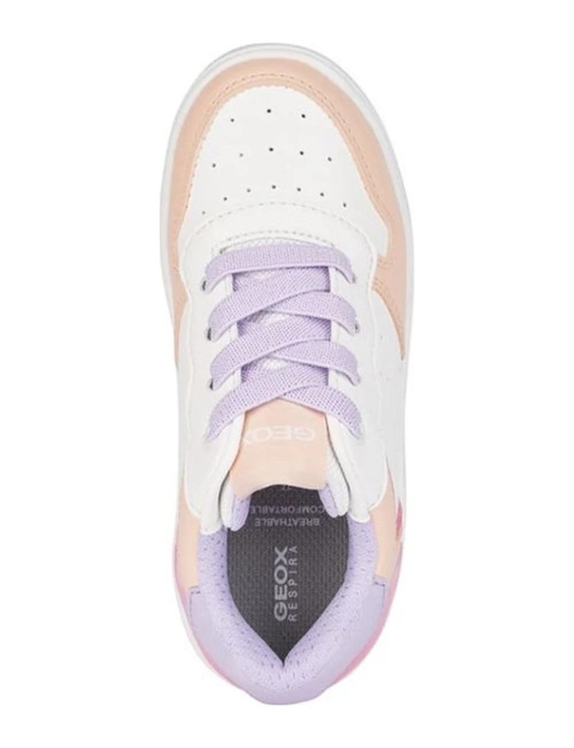 imagem de Geox White Trainers sapatos de meninas7