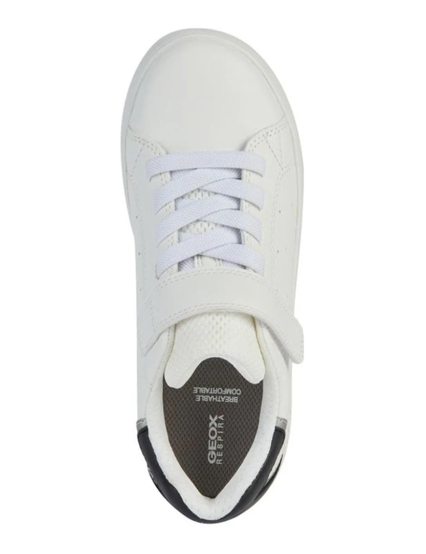 imagem de Geox White Trainers sapatos de meninos7