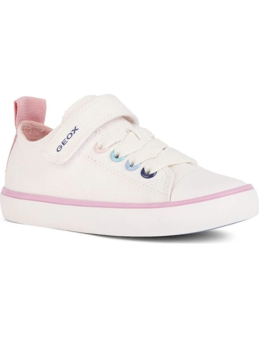 imagem de Geox White Trainers sapatos de meninas3