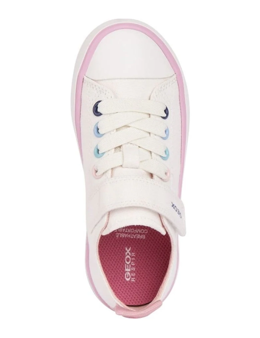 imagem de Geox White Trainers sapatos de meninas6