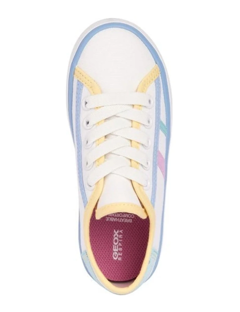 imagem de Geox White Trainers sapatos de meninas6