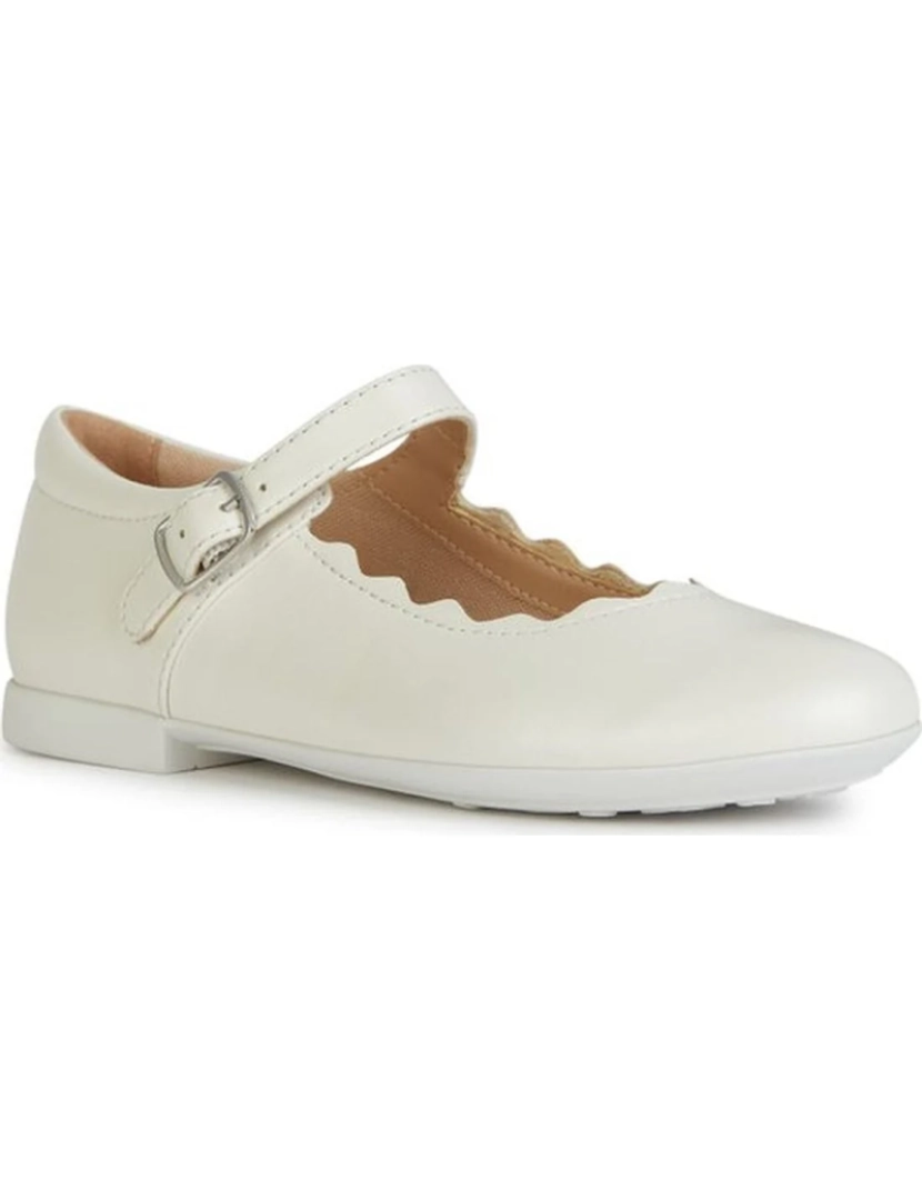 imagem de Geox White Ballerinas sapatos femininos3