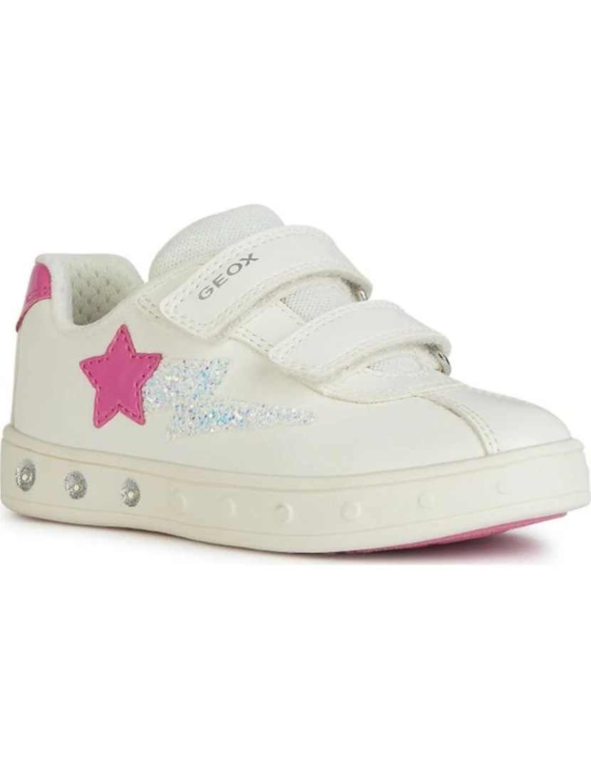 imagem de Geox White Trainers sapatos de meninas3