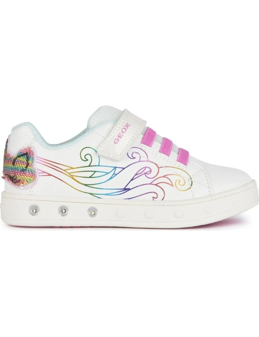 Geox - Geox White Trainers sapatos de meninas