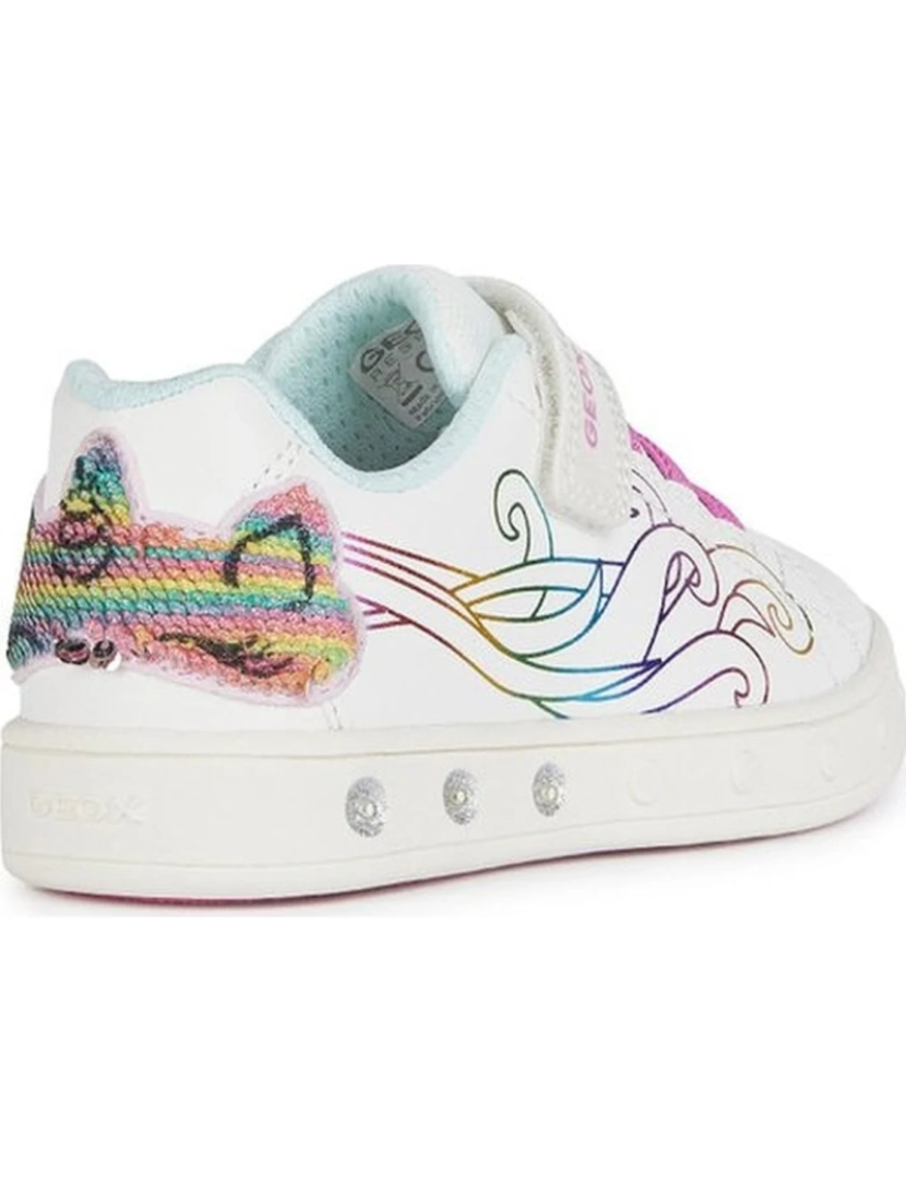 imagem de Geox White Trainers sapatos de meninas5