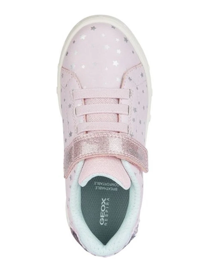 imagem de Geox Pink Trainers sapatos femininos6