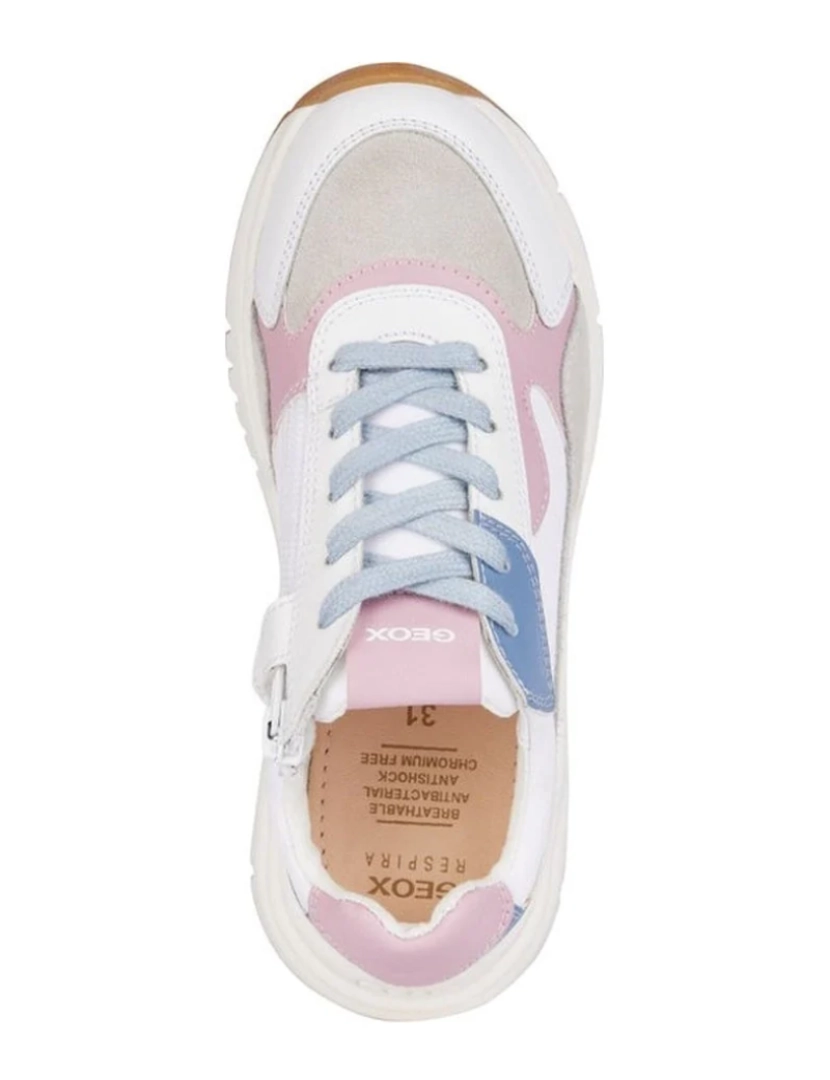 imagem de Geox White Trainers sapatos de meninas6