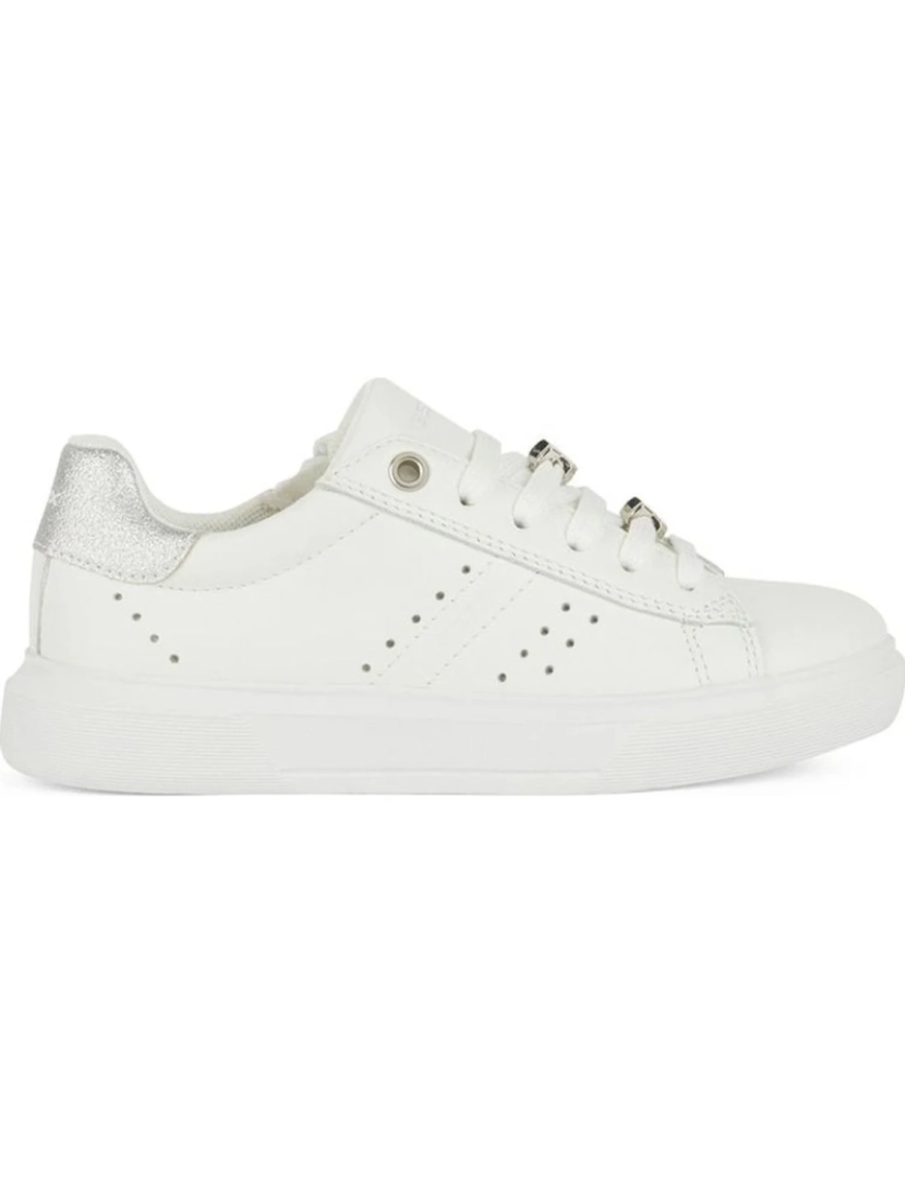 Geox - Geox White Trainers sapatos de meninas