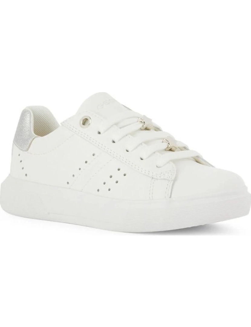 imagem de Geox White Trainers sapatos de meninas3