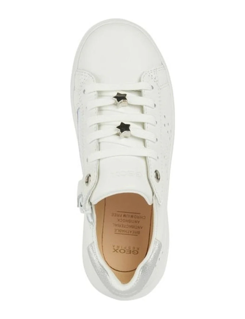 imagem de Geox White Trainers sapatos de meninas6