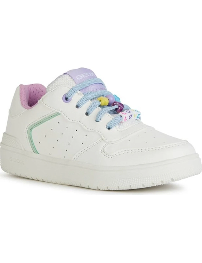 imagem de Geox White Trainers sapatos de meninas3