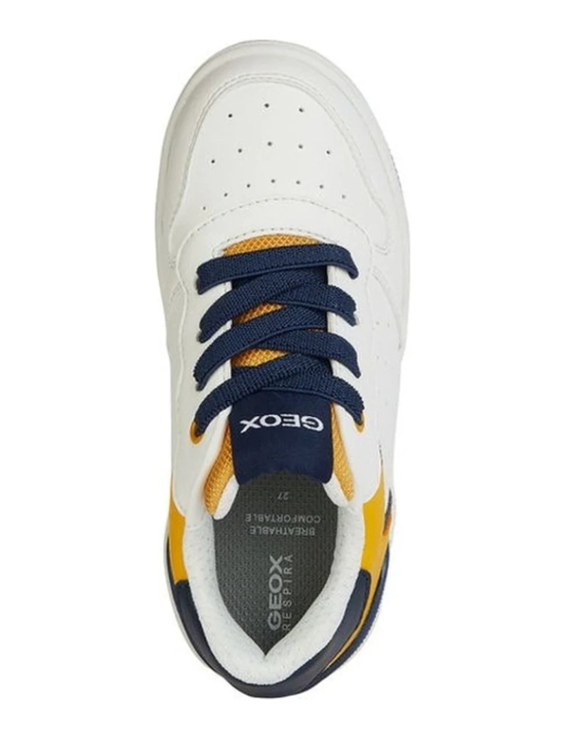 imagem de Geox White Trainers sapatos de meninos6