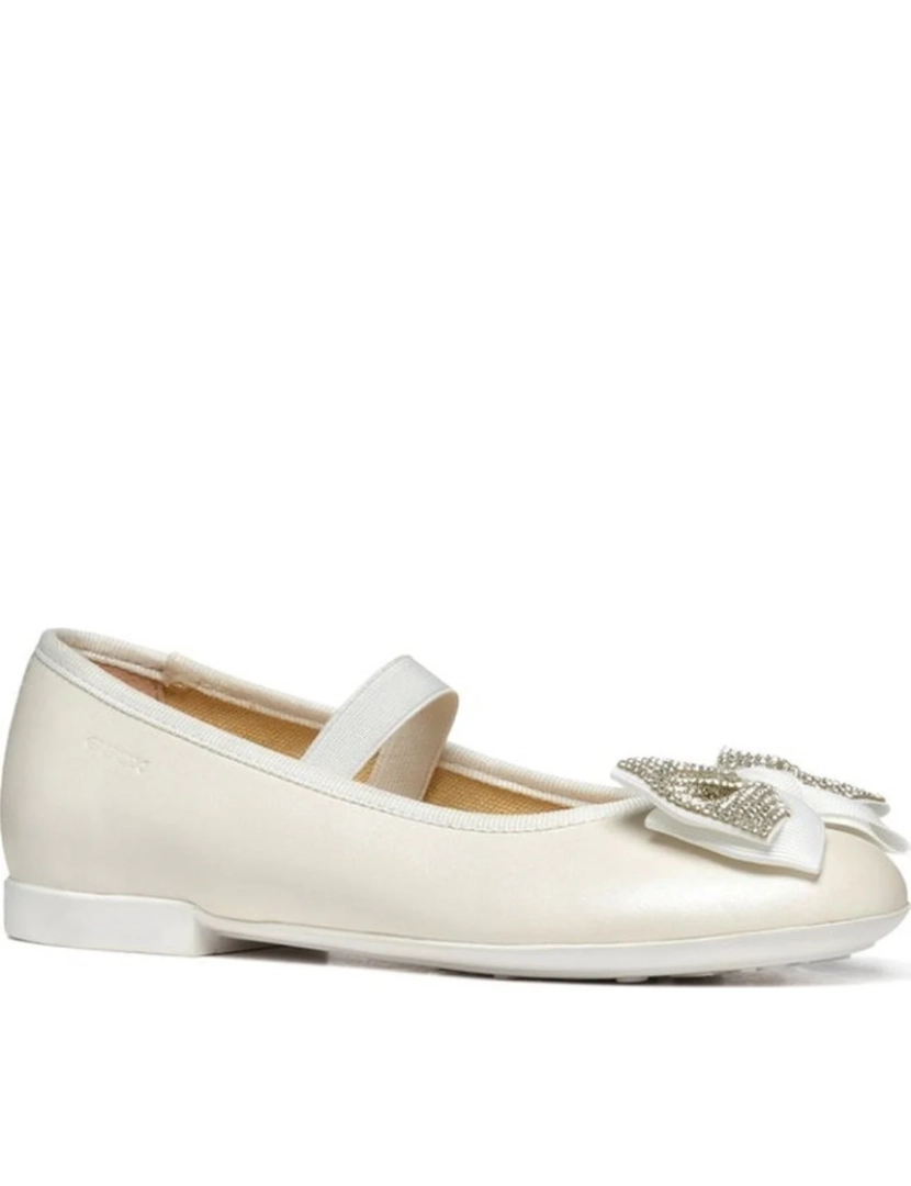 imagem de Geox White Ballerinas sapatos femininos3