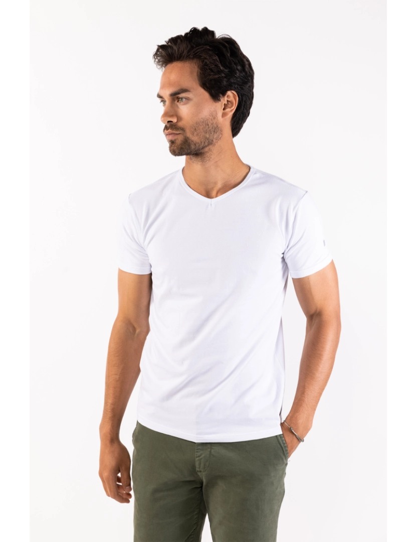 imagem de Presly & Sun Steve V-Neck Branco3