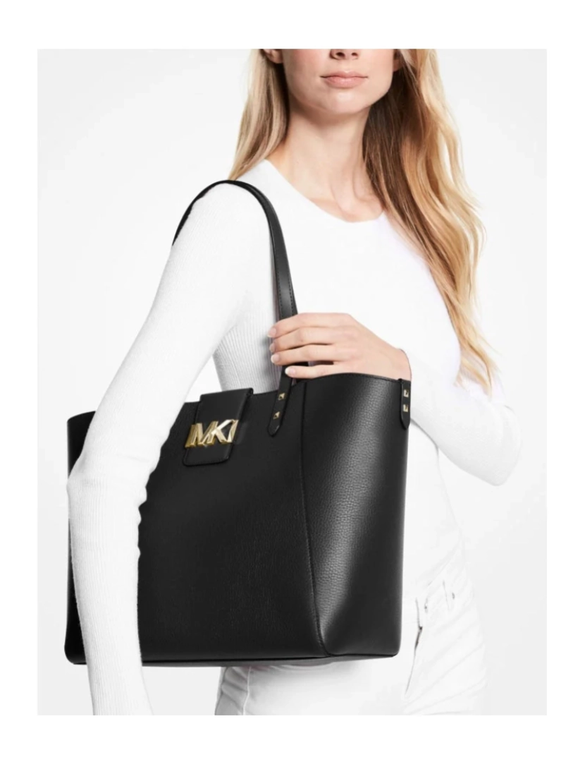 imagem de Michael Kors Bolsas de couro preto4