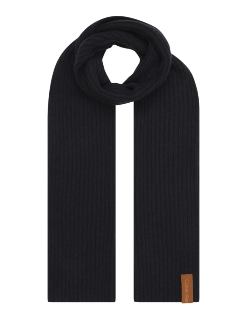 imagem de Calvin Klein Black Scarves Mens Acessórios3