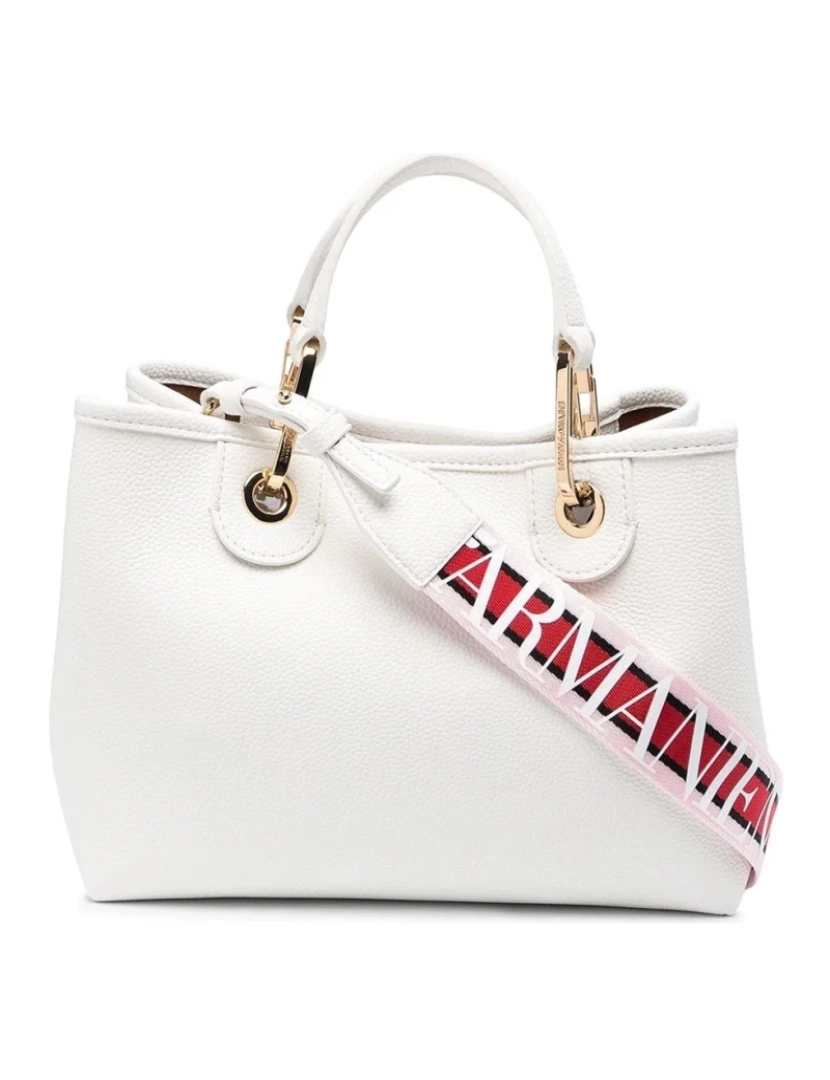 Emporio Armani - Emporio Armani Branco Tote Bags Womens Bags