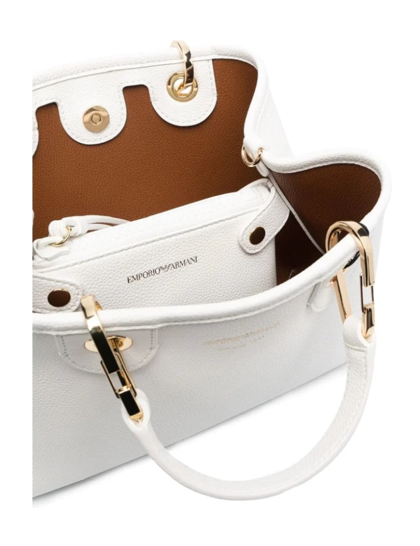 imagem de Emporio Armani Branco Tote Bags Womens Bags5