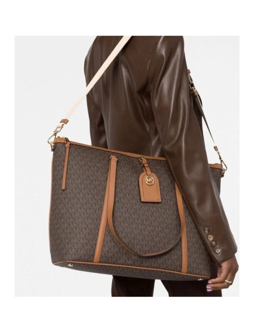 imagem de Michael Kors Brown Tote Bolsas de mulheres4