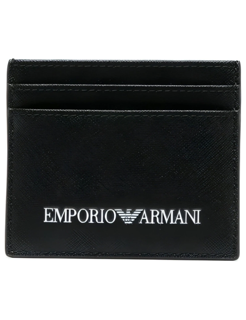 Emporio Armani - Emporio Armani Black Card Cases Mens Acessórios