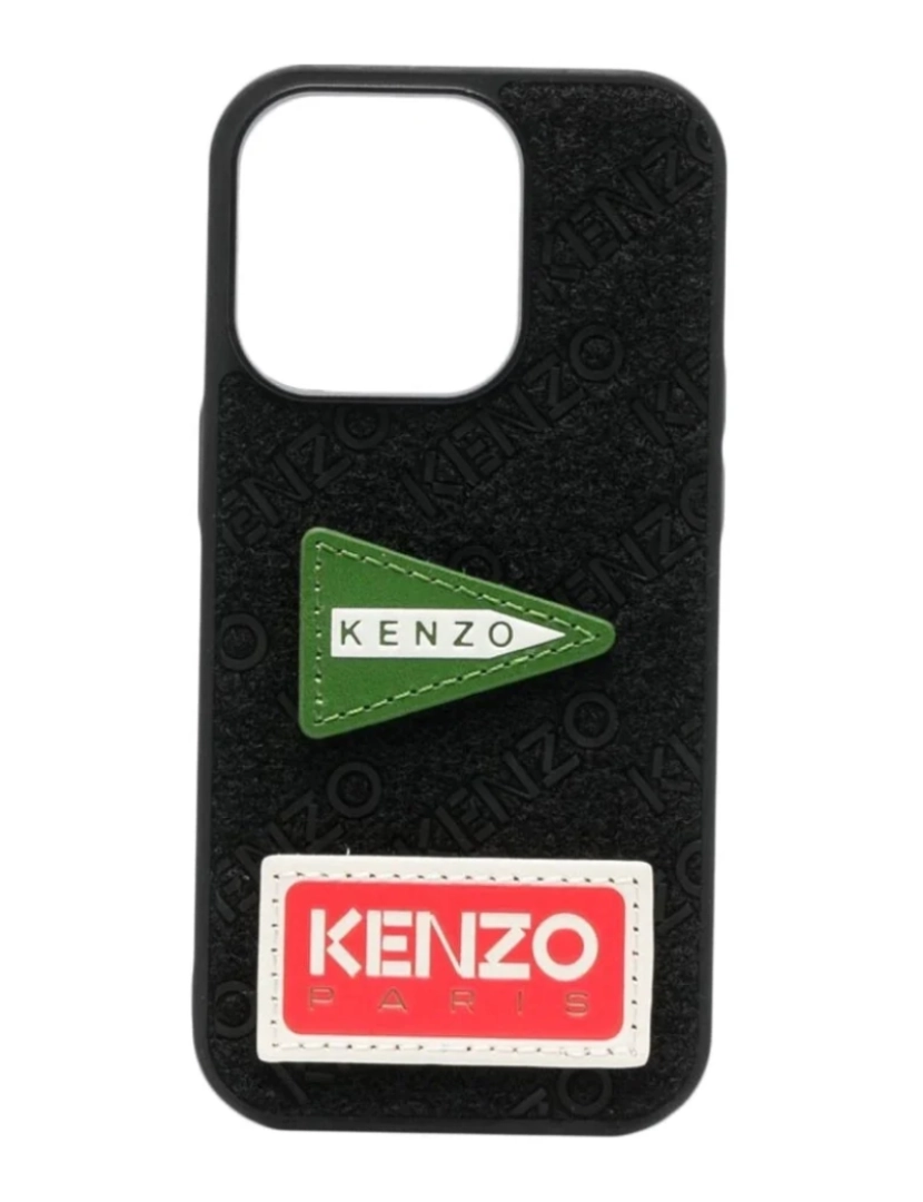 imagem de Kenzo Black Phone Case Mens Acessórios2