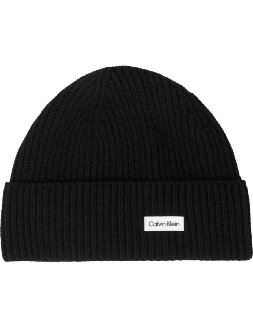 imagem de Calvin Klein Black Beanies Mens Acessórios2