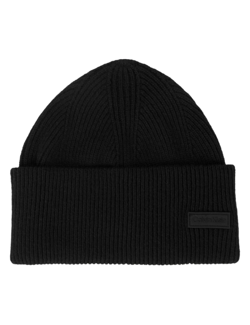 imagem de Calvin Klein Black Beanies Mens Acessórios2