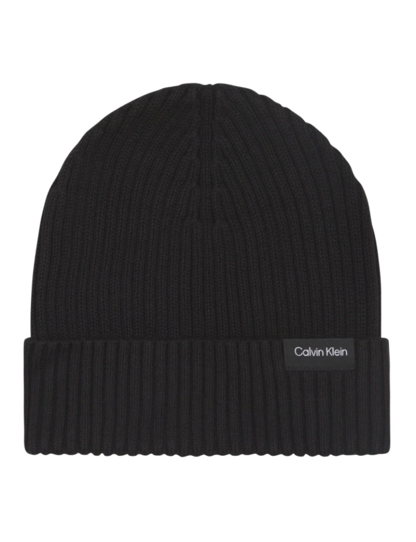 imagem de Calvin Klein Black Beanies Mens Acessórios4