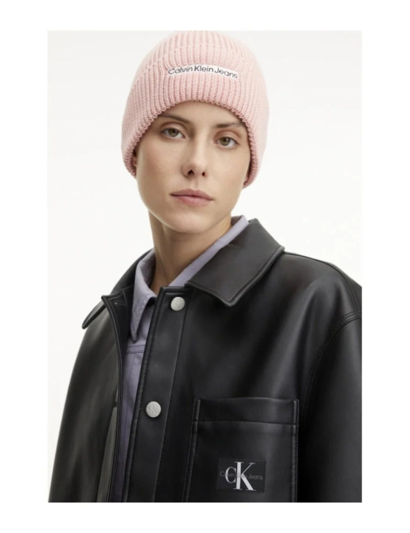 imagem de Calvin Klein Jeans Rosa Beanies Womens Acessórios4