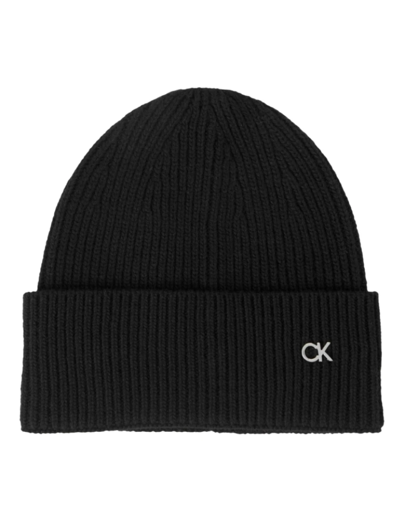 imagem de Calvin Klein Black Beanies Womens Acessórios2