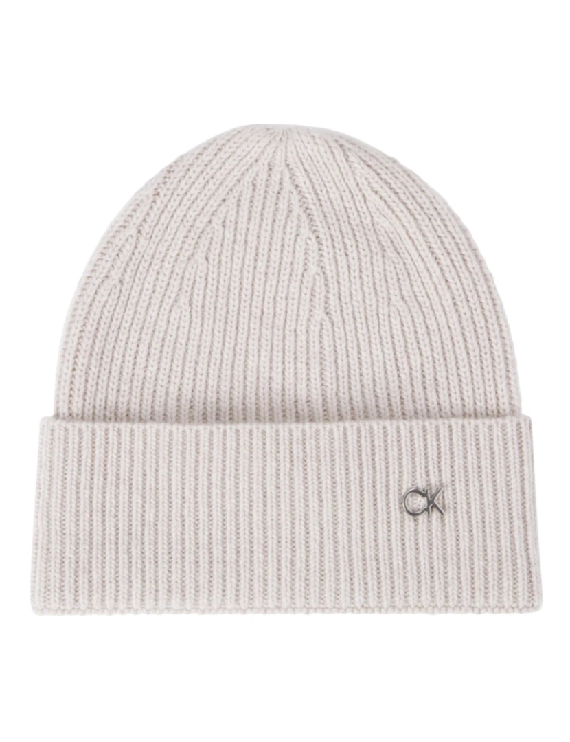 imagem de Calvin Klein Grey Beanies Womens Acessórios2