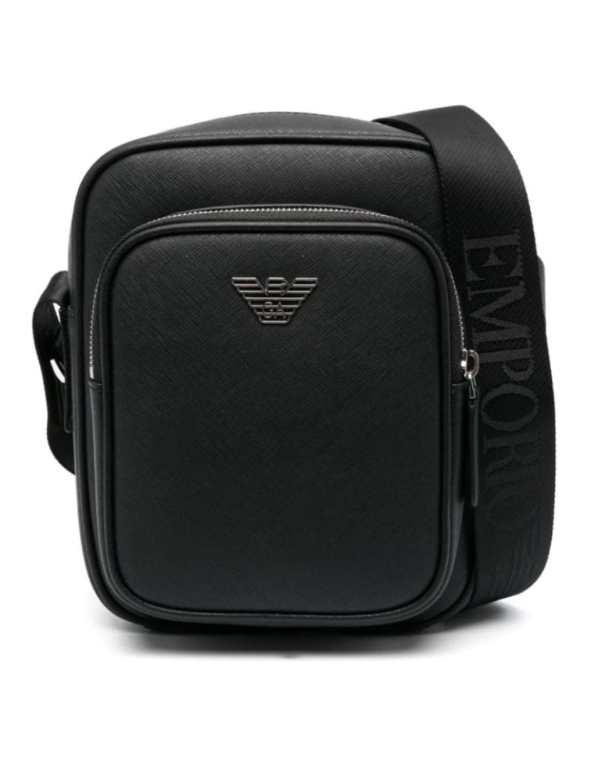 Emporio Armani - Emporio Armani Black Messenger Sacos para homens