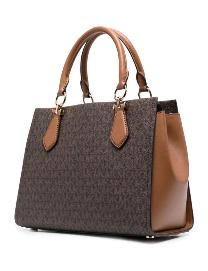 imagem de Michael Kors Brown Satchels Mulheres Bolsas3