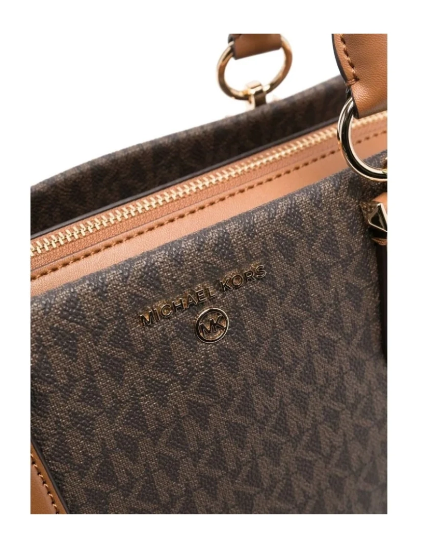 imagem de Michael Kors Brown Satchels Mulheres Bolsas4