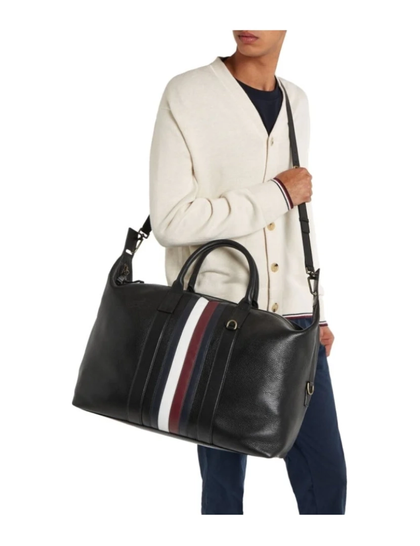 imagem de Tommy Hilfiger Bolsas de couro preto6