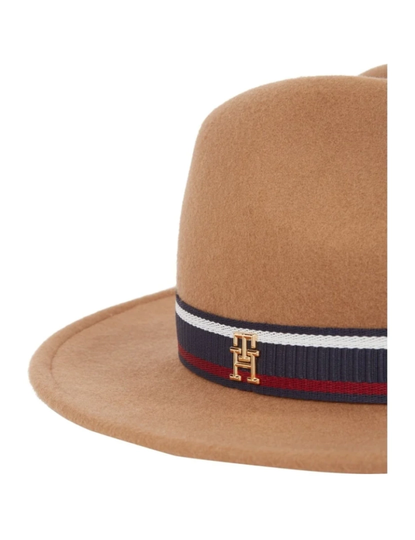 imagem de Tommy Hilfiger Brown Caps Womens Acessórios4