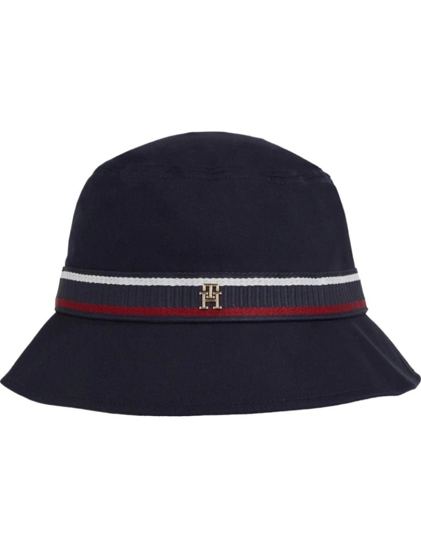 imagem de Tommy Hilfiger Blue Bucket Chapéus Womens Acessórios2