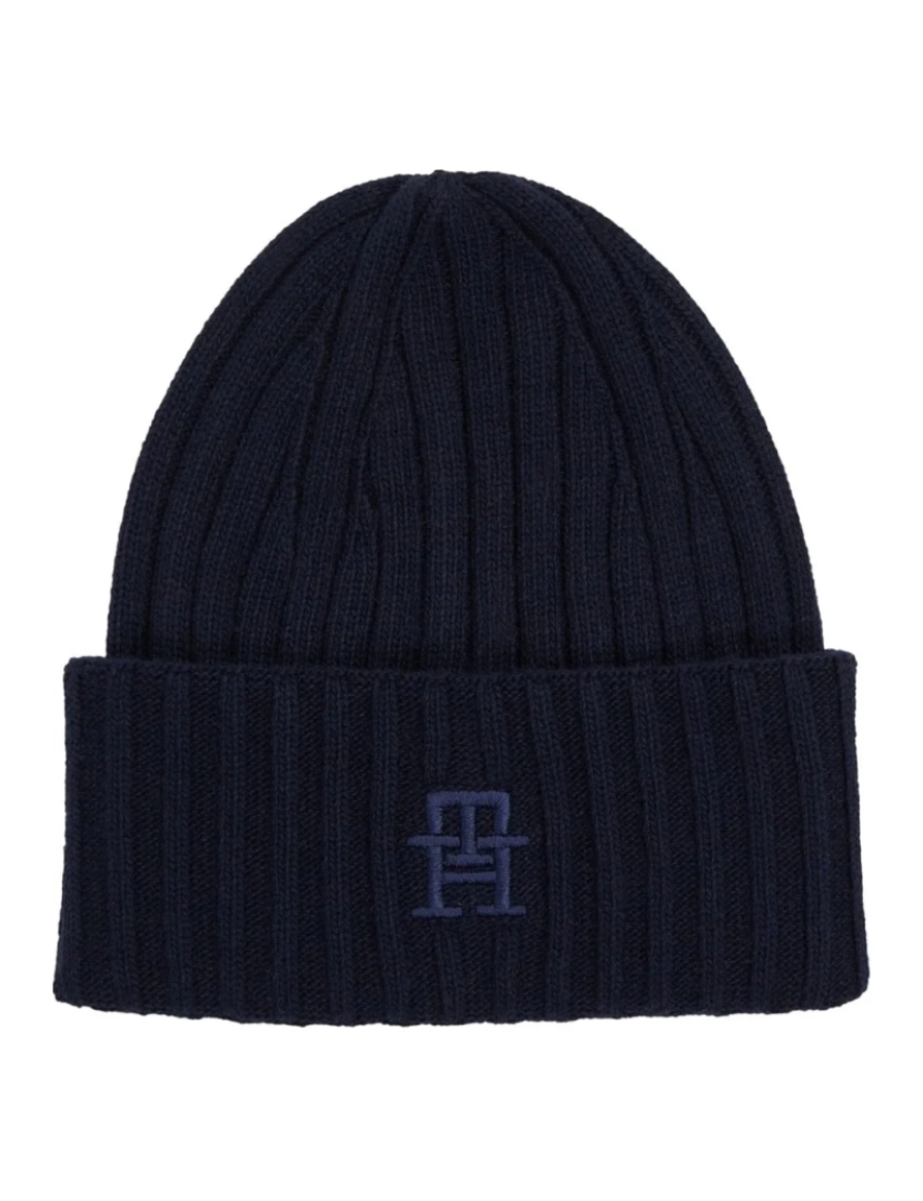 imagem de Tommy Hilfiger Blue Beanies Womens Acessórios2