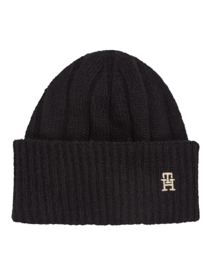 imagem de Tommy Hilfiger Black Beanies Womens Acessórios2