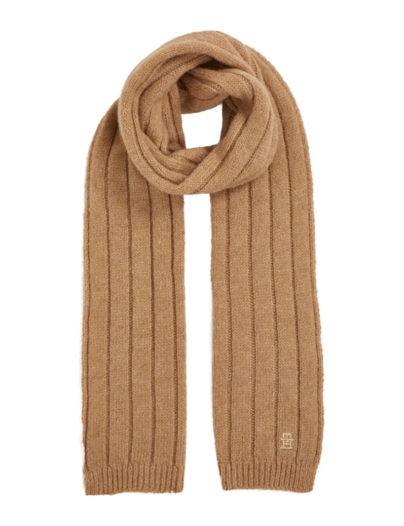 imagem de Tommy Hilfiger Brown Scarves Womens Acessórios2