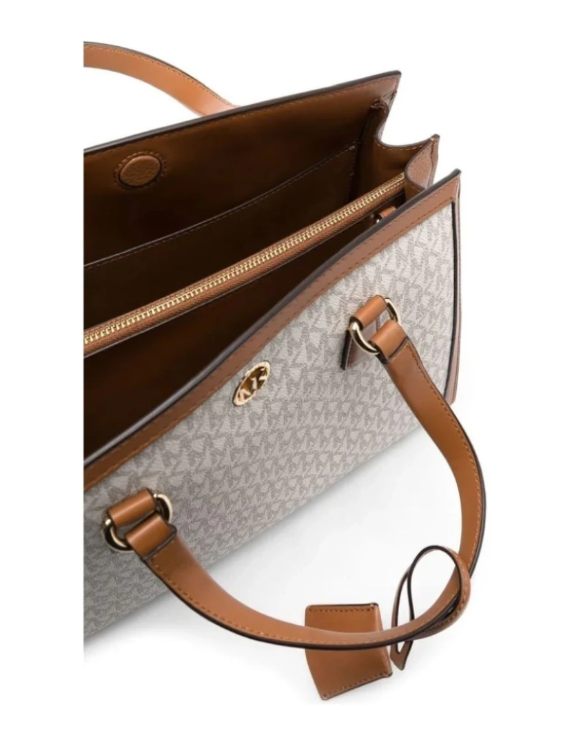 imagem de Michael Kors Bege Satchels Mulheres Bolsas5